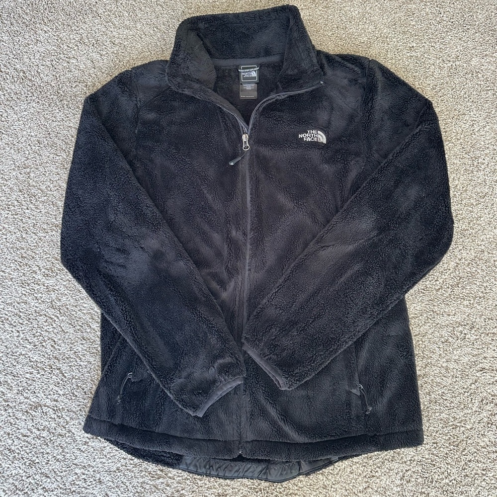The North Face Women’s Osito Fleece Jacket, Black (Large)